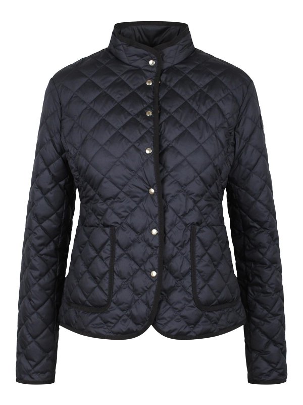 MONCLER: Vestes-rembourrees - Blouson Rembourré - Bleu