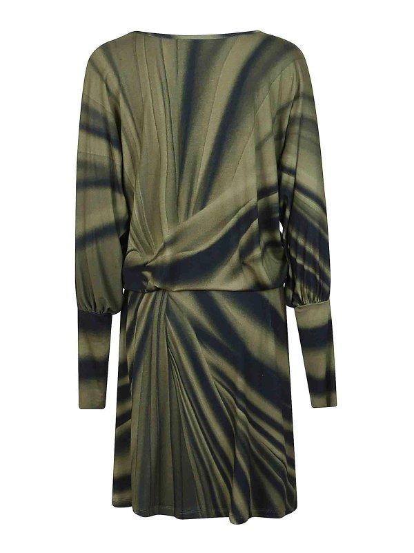 ALBERTA FERRETTI: Knielange Kleider online - Knielanges Kleid - Grün