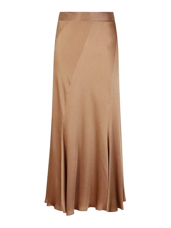 ALBERTA FERRETTI: Jupes midi et au genou - Jupe Midi - Beige
