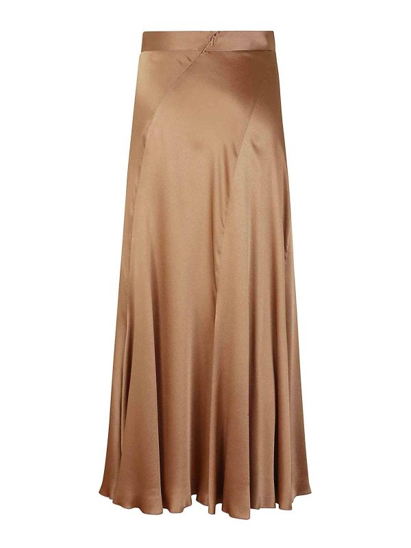 ALBERTA FERRETTI: Jupes midi et au genou online - Jupe Midi - Beige