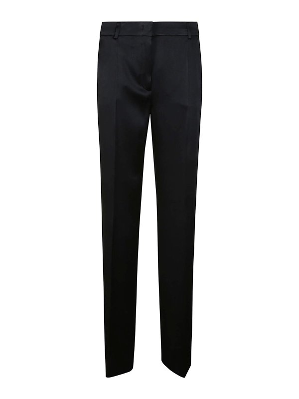ALBERTA FERRETTI: Pantalones casual - Pantalón Casual - Negro