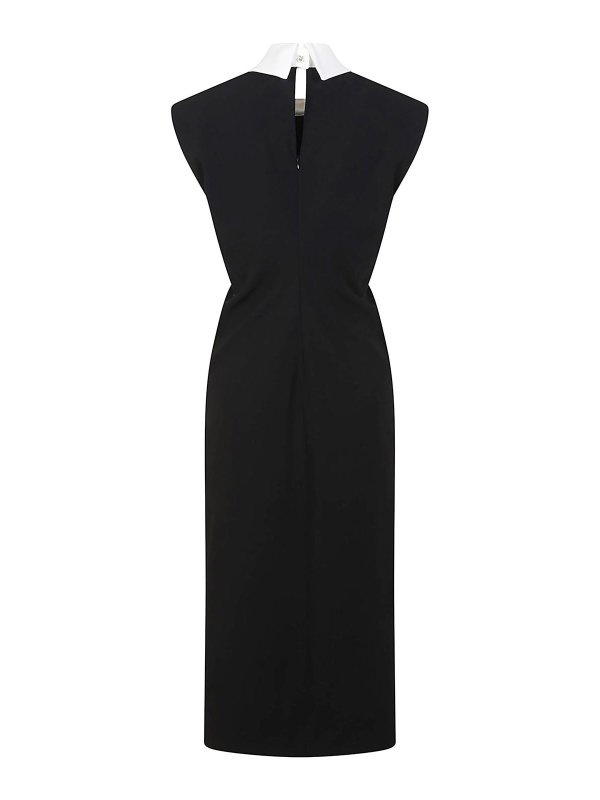 Max Mara: Knielange Kleider online - Knielanges Kleid - Schwarz