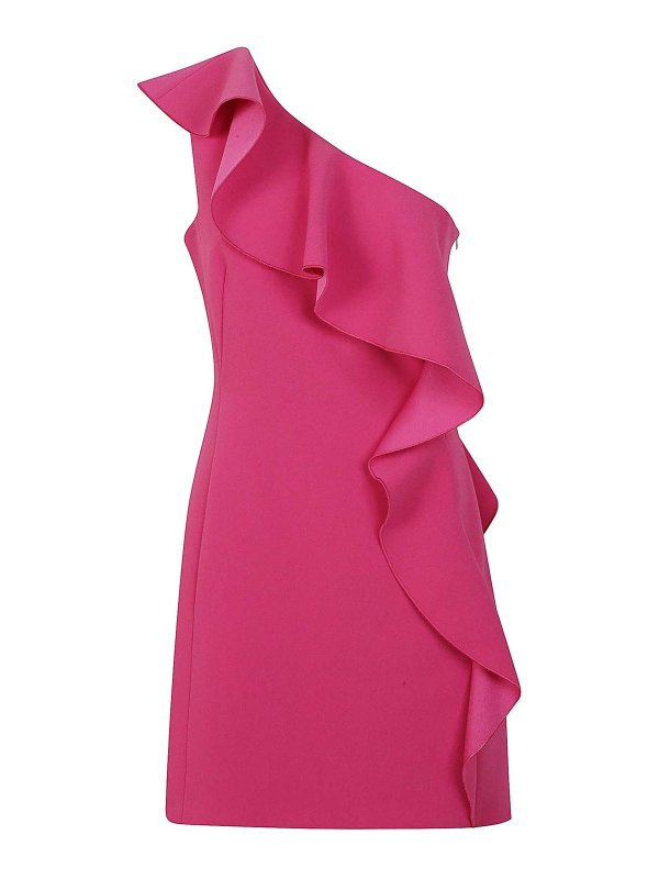 Max Mara: ショートドレス - ショートドレス - フクシア