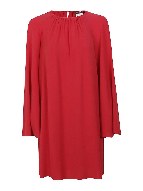 Max Mara: Vestidos media pierna - Vestido Midi - Rojo