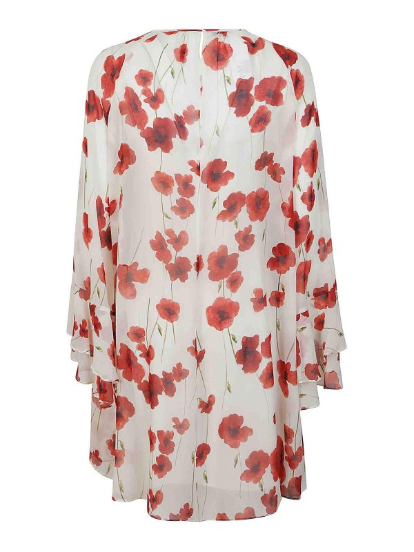 Max Mara: ニーレングスドレス online - 膝丈ドレス - クリーム