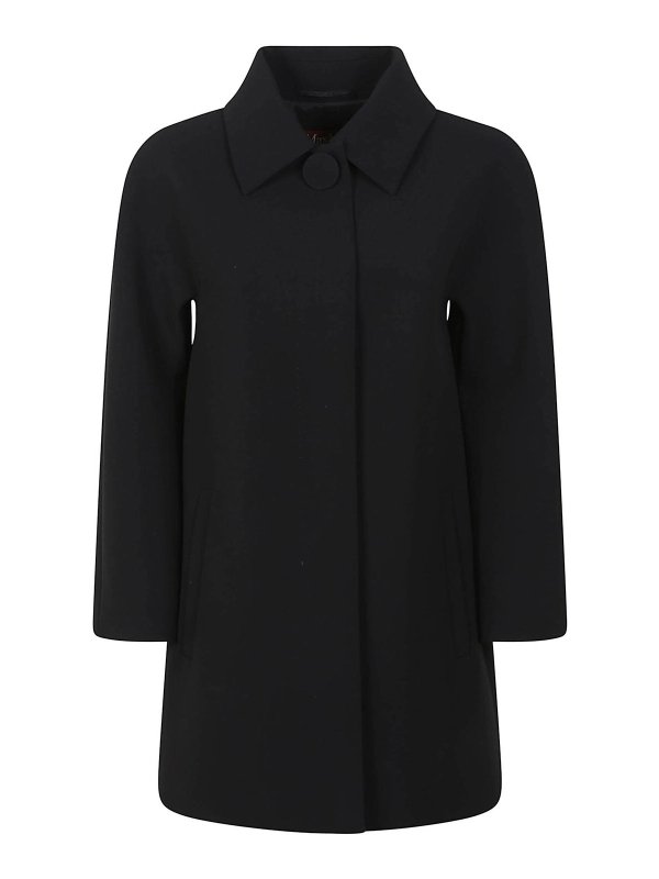 Max Mara: ショートコート - ショートコート - 黒
