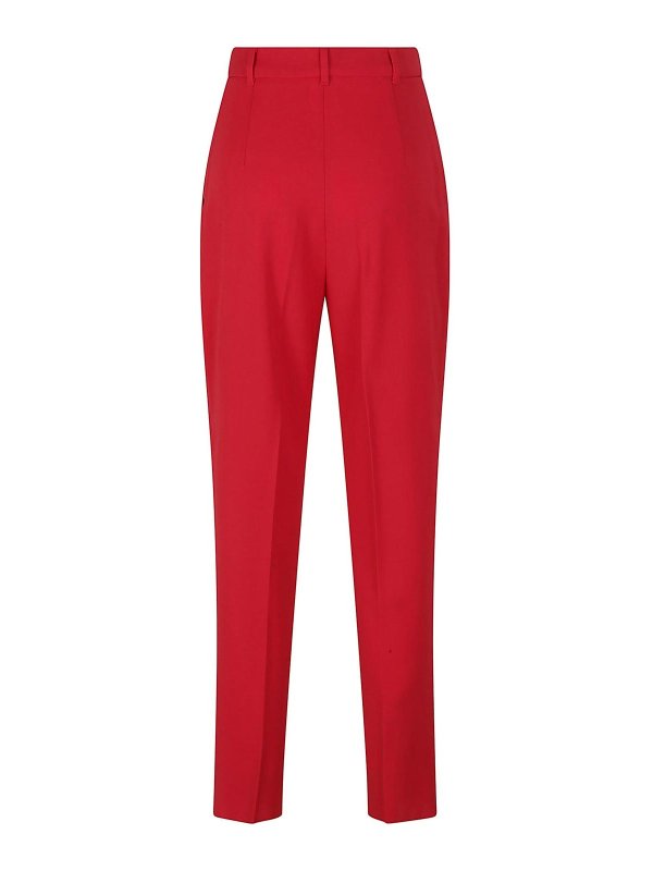 Max Mara: Pantalones casual online - Pantalón Casual - Rojo