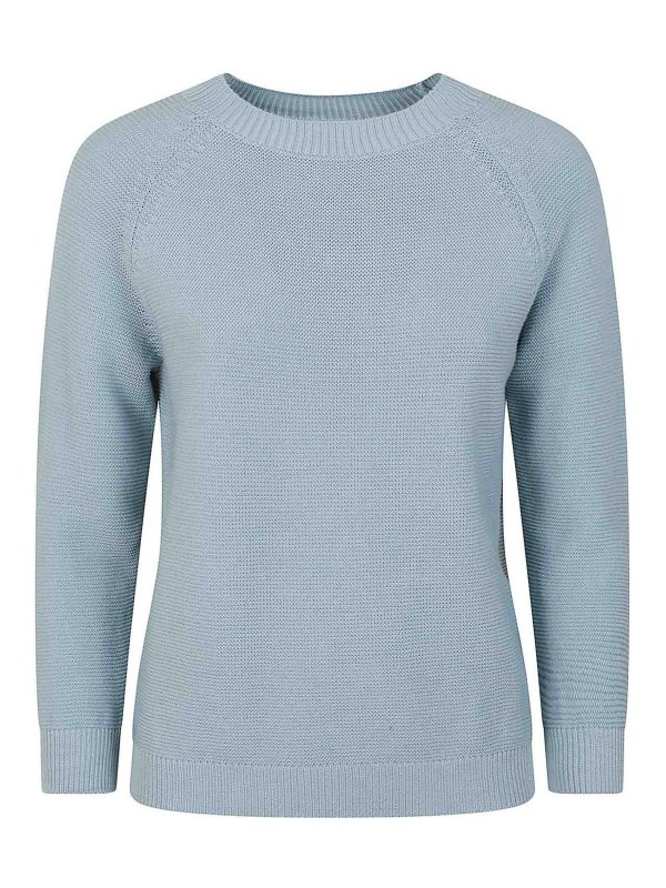 WEEKEND MAX MARA: U-Boot-Ausschnitt - U-Boot-Pullover - Hellgrün