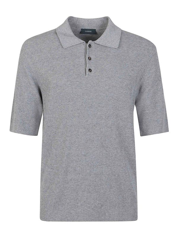 ZANONE: Polos  - Polo - Gris