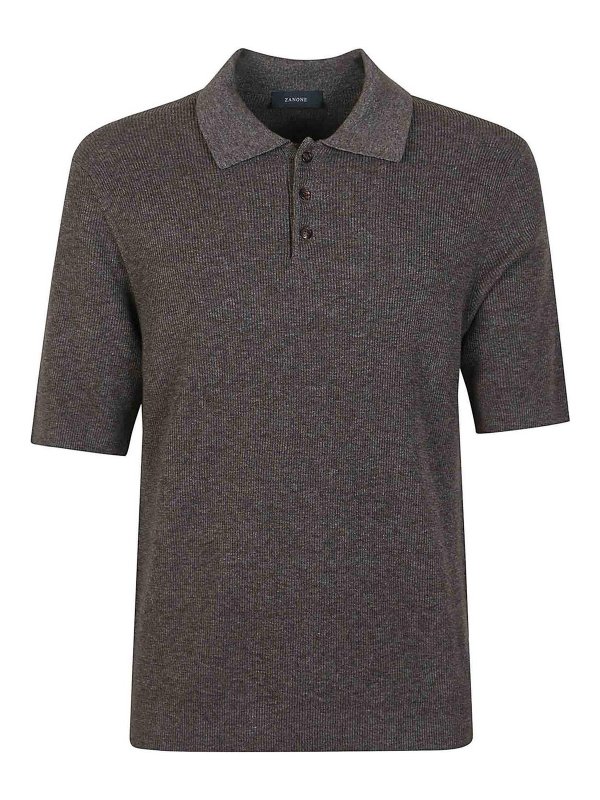 ZANONE: Polos  - Polo - Blanc