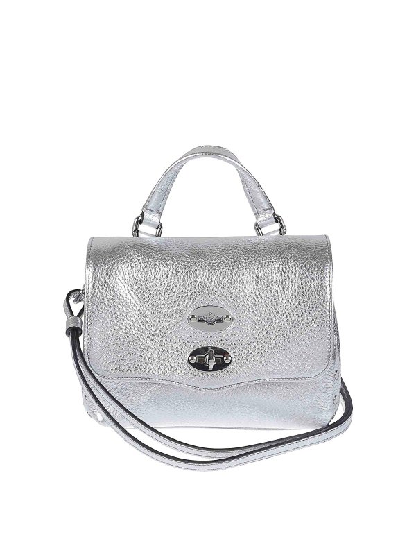 ZANELLATO: Handtaschen - Shopper - Silber