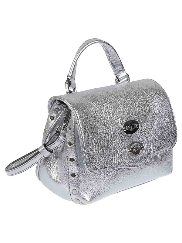 The Best Shops ZANELLATO: Handtaschen - Shopper - Silber