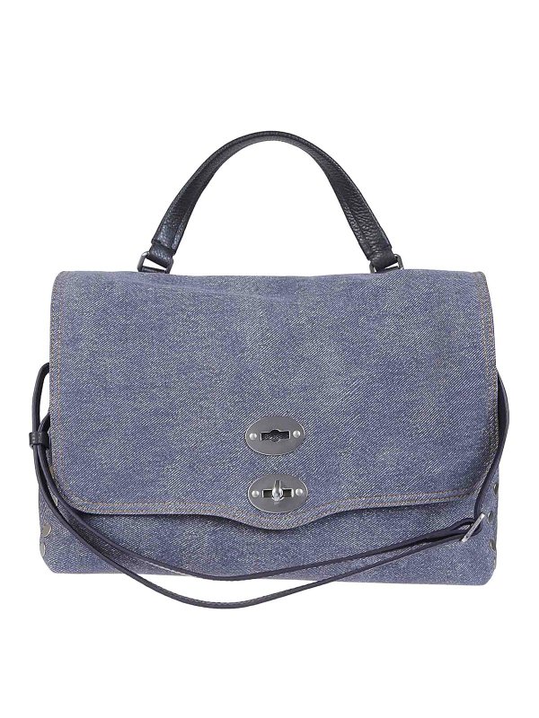 ZANELLATO: トートバッグ - トートバッグ - ブルー