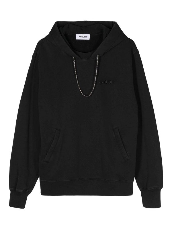AMBUSH: Sweatshirts & Sweaters - Ballchain Hoodie