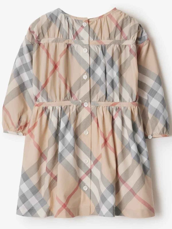 BURBERRY: ニーレングスドレス online - 膝丈ドレス - グレー