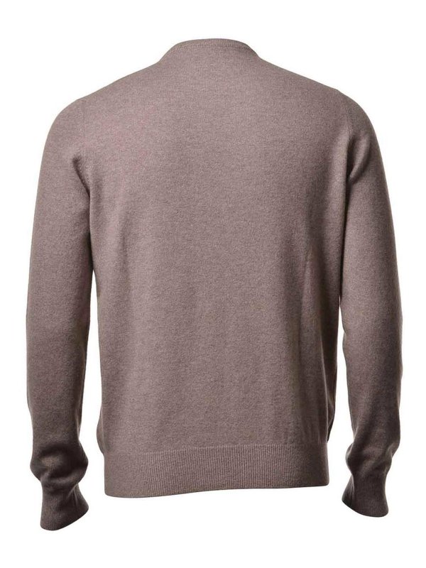 GRAN SASSO: U-Boot-Ausschnitt online - U-Boot-Pullover - Braun