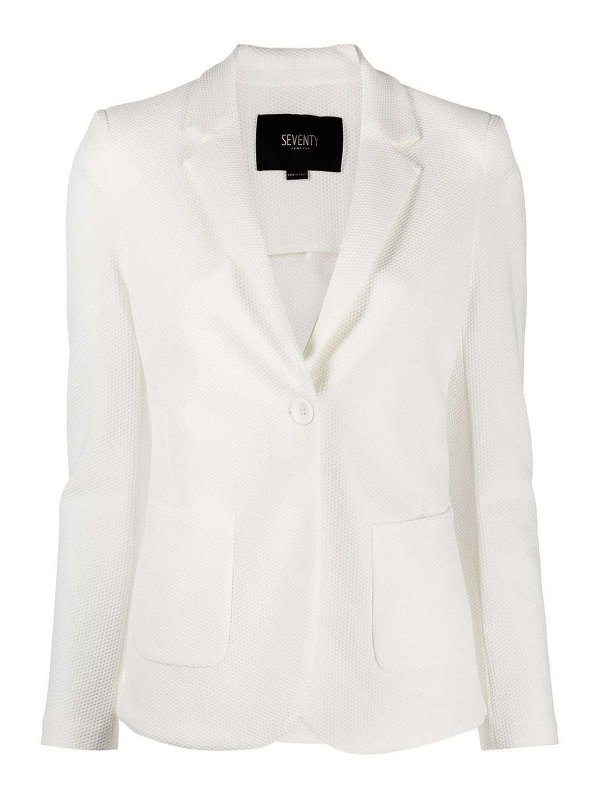 SEVENTY: カジュアルジャケット - カジュアルジャケット - 白