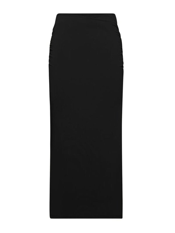 WOLFORD: ニーレングススカート＆ミディ丈 - 膝丈/ミディスカート - 黒