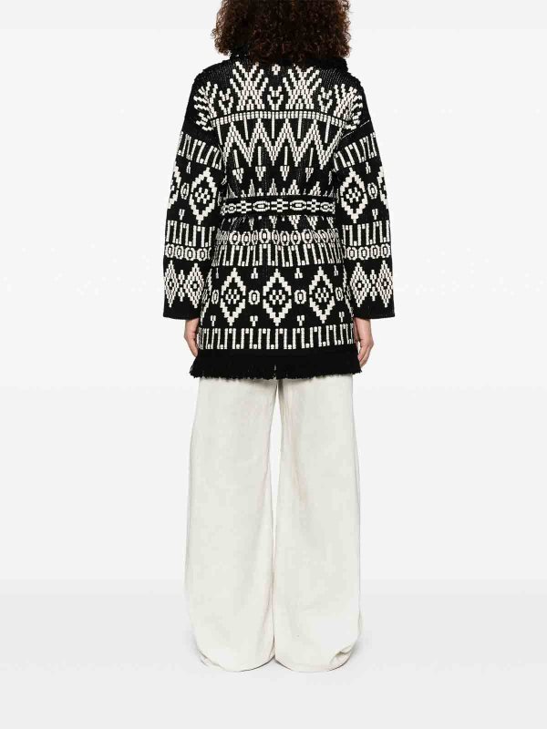 カーディガン - 黒 shop online: ALANUI