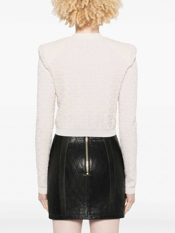 カーディガン - ヌードカラー shop online: Balmain