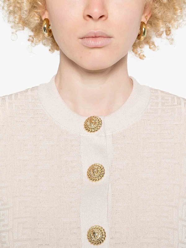 Balmain buy online カーディガン - ヌードカラー