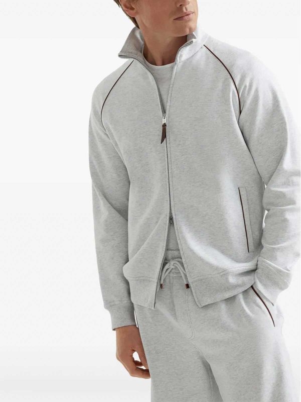 The Best Shops BRUNELLO CUCINELLI: スウェット＆セーター - スウェットシャツ/セーター - ライトグレー