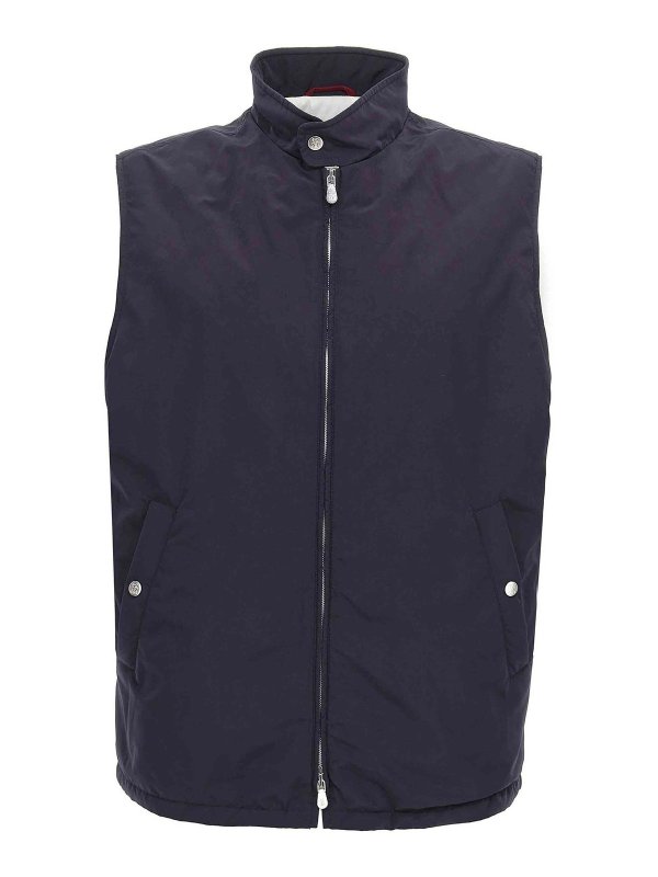 BRUNELLO CUCINELLI: Gilets - Gilet - Bleu