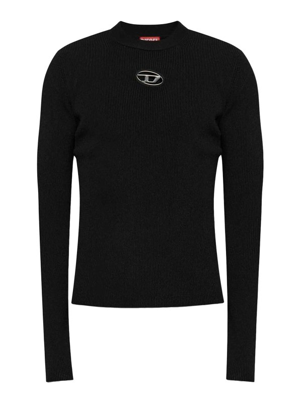 DIESEL: ボートネック - ボートネック - 黒