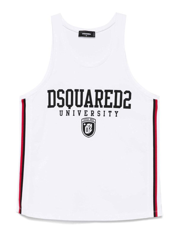 DSQUARED2: Tops und Tank Tops - Top - Weiß