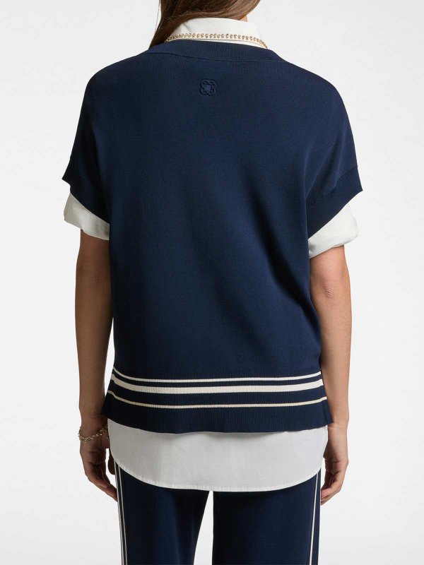 The Best Shops ELENA MIRO`: maglia collo a barchetta - Maglia