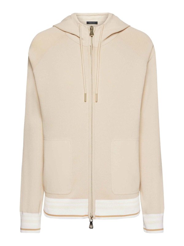 ELENA MIRO`: ボートネック - ボートネック - クリーム