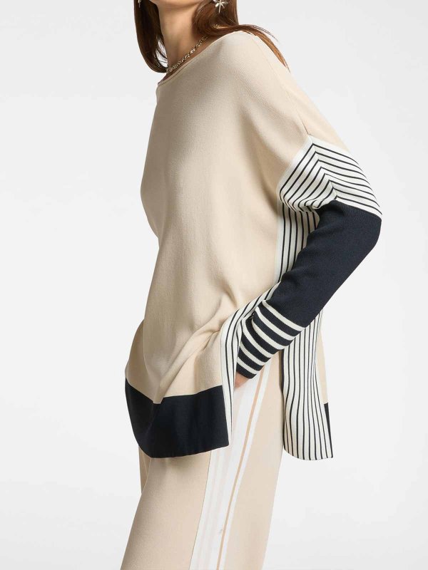 ELENA MIRO`: ボートネック online - ボートネック - ブルー