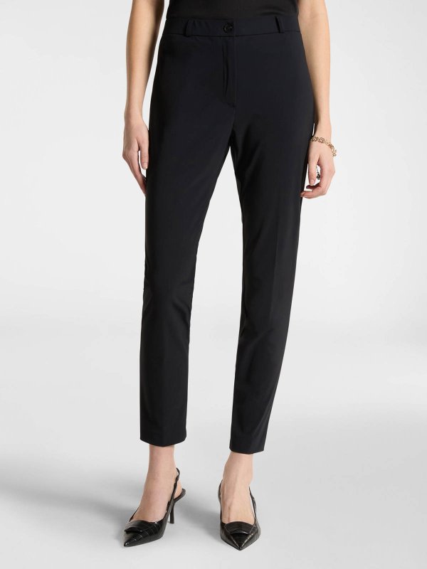 ELENA MIRO`: カジュアルトラウザー online - カジュアルパンツ - 黒