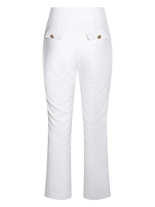 ELISABETTA FRANCHI: Pantalones casual online - Pantalón Casual - Blanco