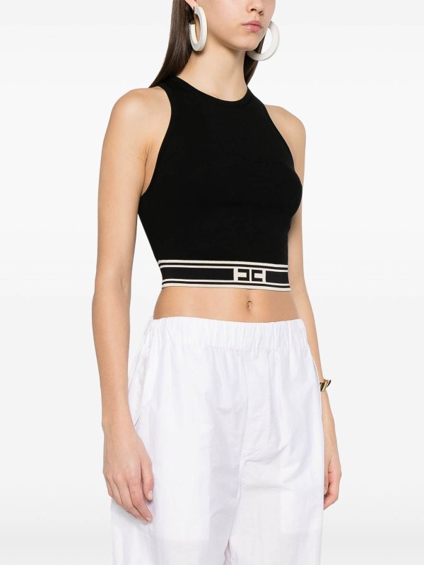 The Best Shops ELISABETTA FRANCHI: トップス＆タンクトップ - トップ/タンクトップ - クリーム