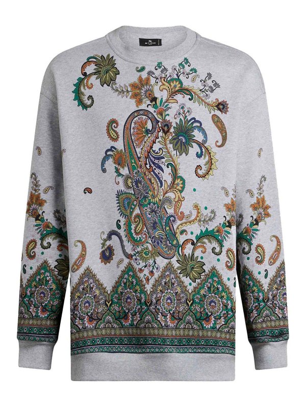 ETRO: Sudaderas y suéteres - Sudadera - Multicolor
