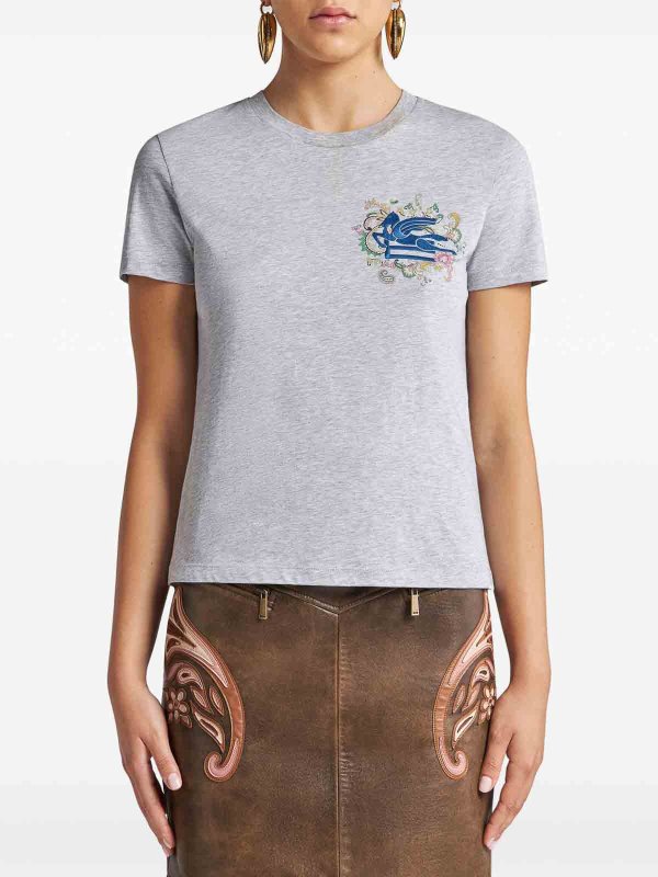 ETRO: t-shirts online - Cut And Sew Tshirts
