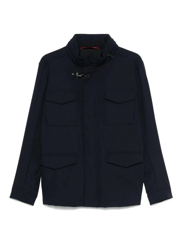 FAY: ショートコート - ショートコート - ダークブルー