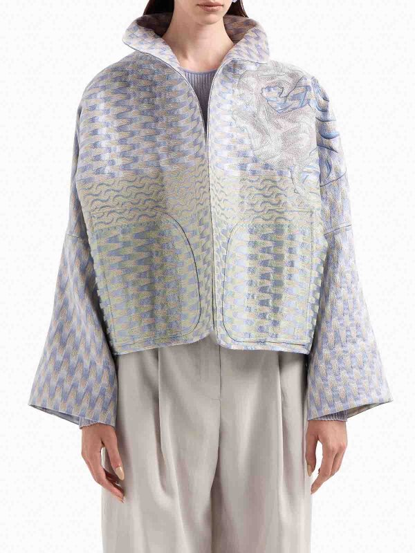 GIORGIO ARMANI: short coats online - Caban Coat