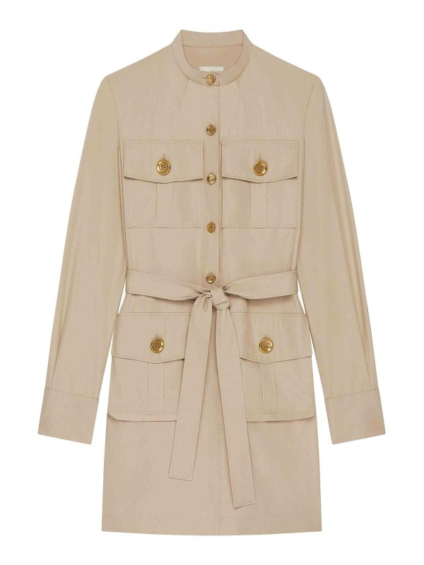 GIVENCHY: knee length dresses - Military Dress