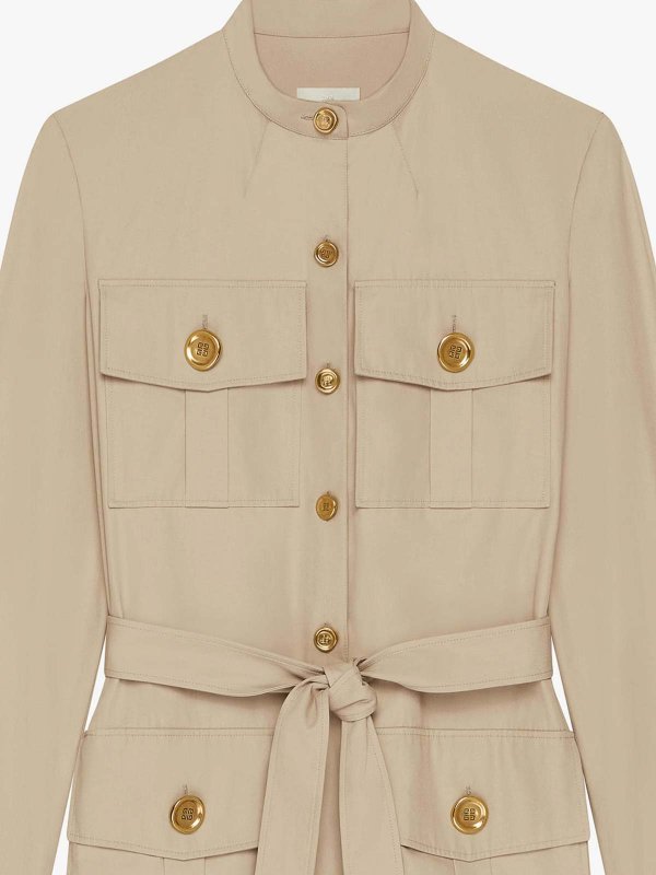 GIVENCHY: knee length dresses online - Military Dress