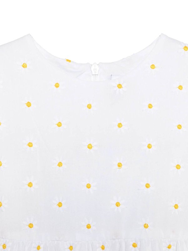 The Best Shops Il Gufo: Robe longueur genou - Robe Au Genou - Blanc