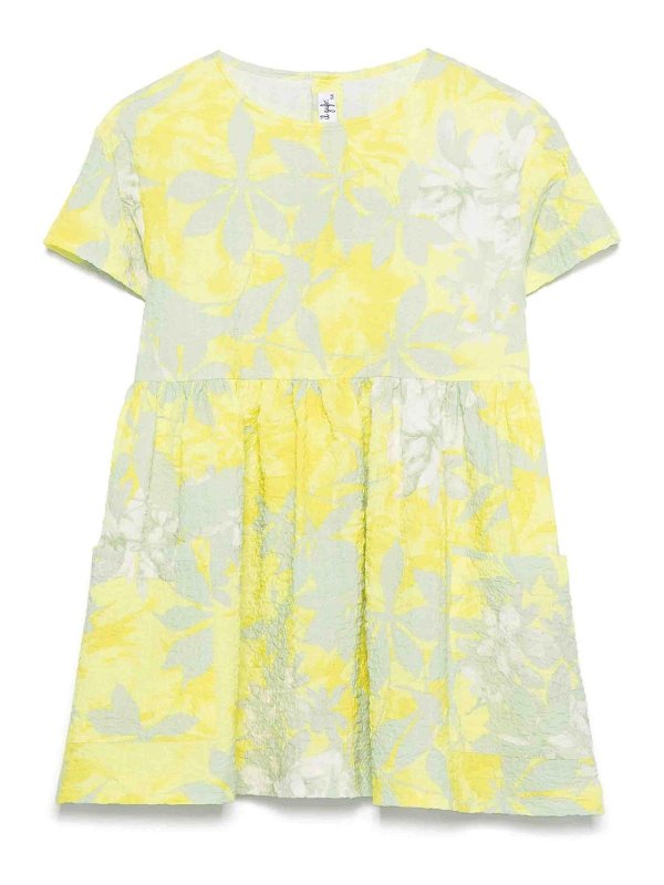 Il Gufo: Robe longueur genou - Robe Au Genou - Or