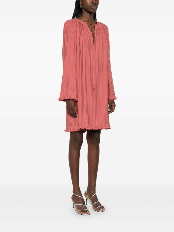 The Best Shops LANVIN: knee length dresses - Robe Courte Plisse