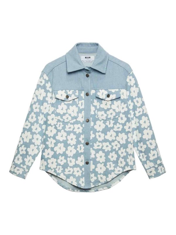 m.s.g.m.: Camisas - Camisa - Azul Claro