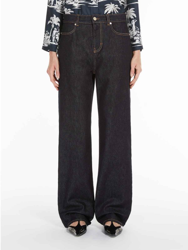 Max Mara: ブーツカットジーンズ online - ブーツカットジーンズ - ブルー