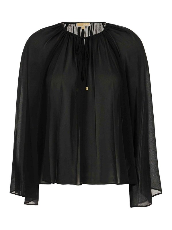 MICHAEL KORS: ボートネック - ボートネック - 黒