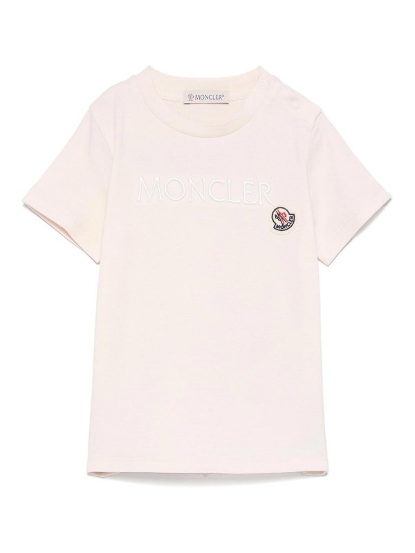 MONCLER: T-shirts - T-Shirt - Weiß