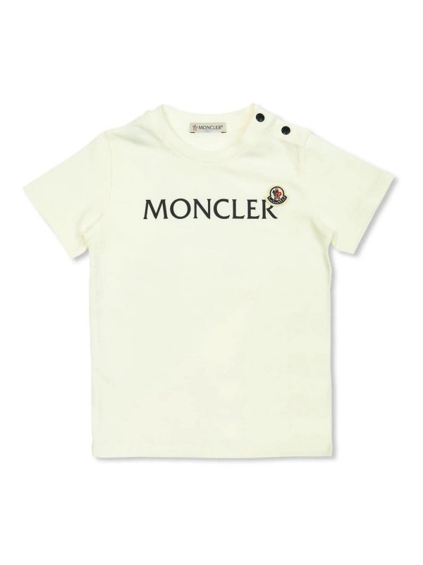 MONCLER: Tシャツ - Tシャツ - 白