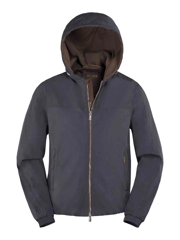 MOORER: ダウン・ハイテクジャケット online - ダウンジャケット - ダークブルー